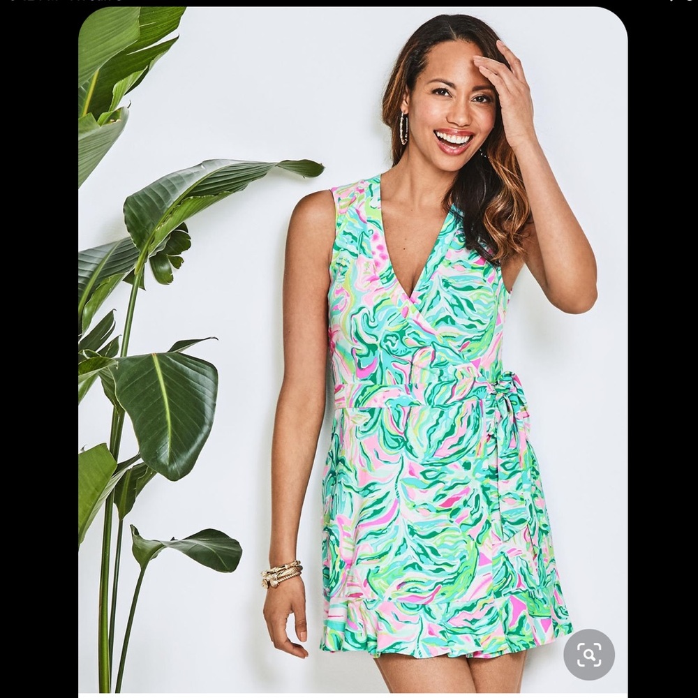 NWT Lilly Pulitzer Rilla Wrap Romper